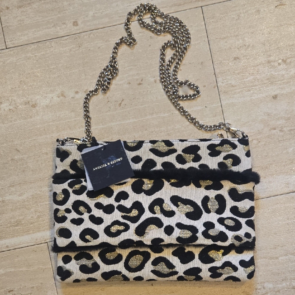 New America & Beyond Unique Leopard Print Versatile Bag